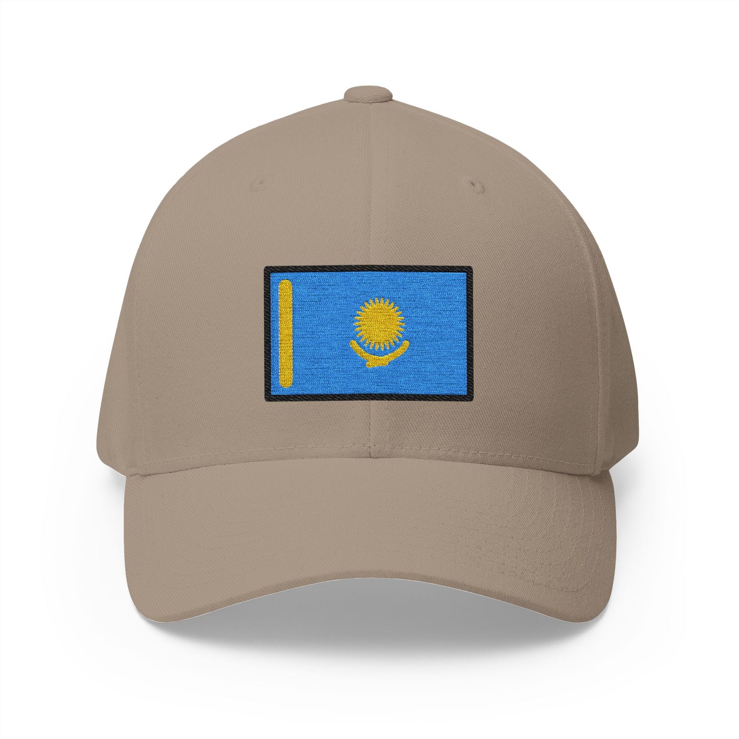 Flag: Kazakhstan Emoji Khaki Cap – Premium by Capmoji