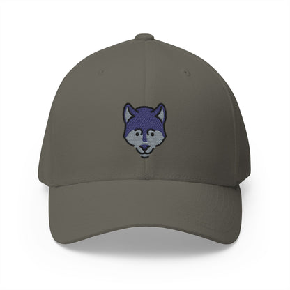Wolf Emoji Olive Cap – Premium by Capmoji