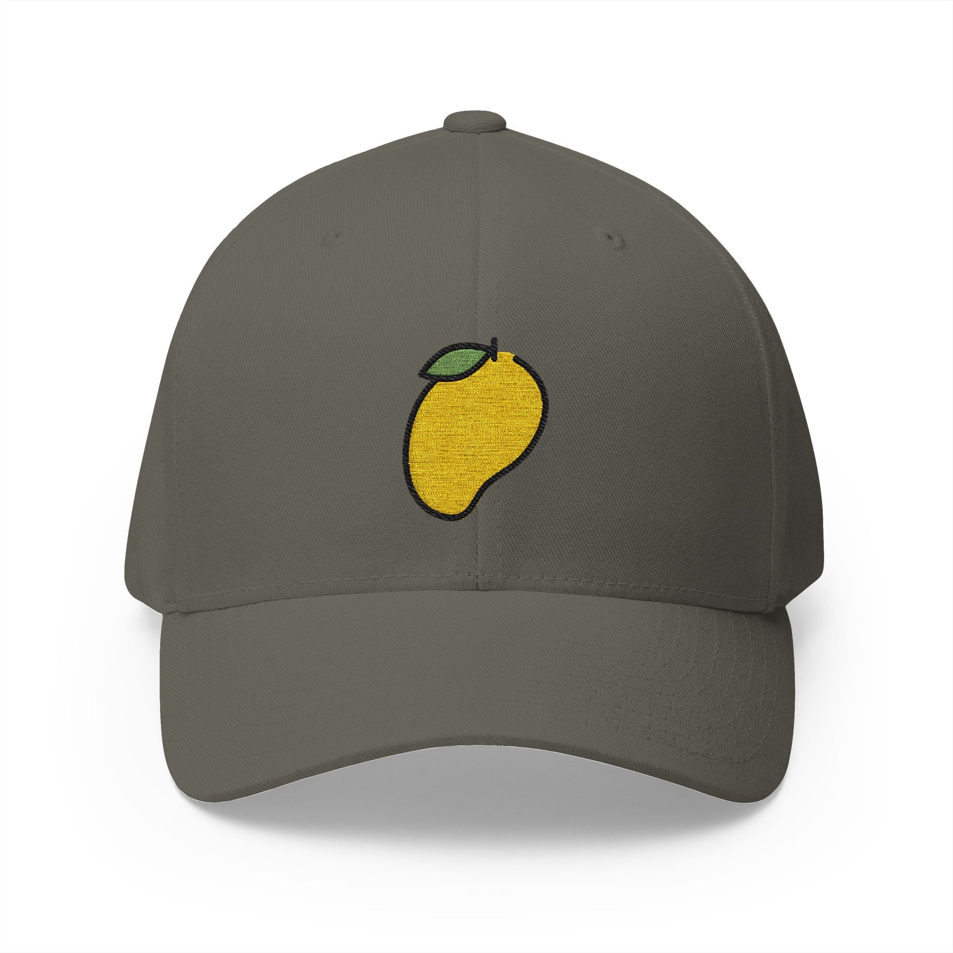 Mango Emoji Olive Cap – Premium by Capmoji