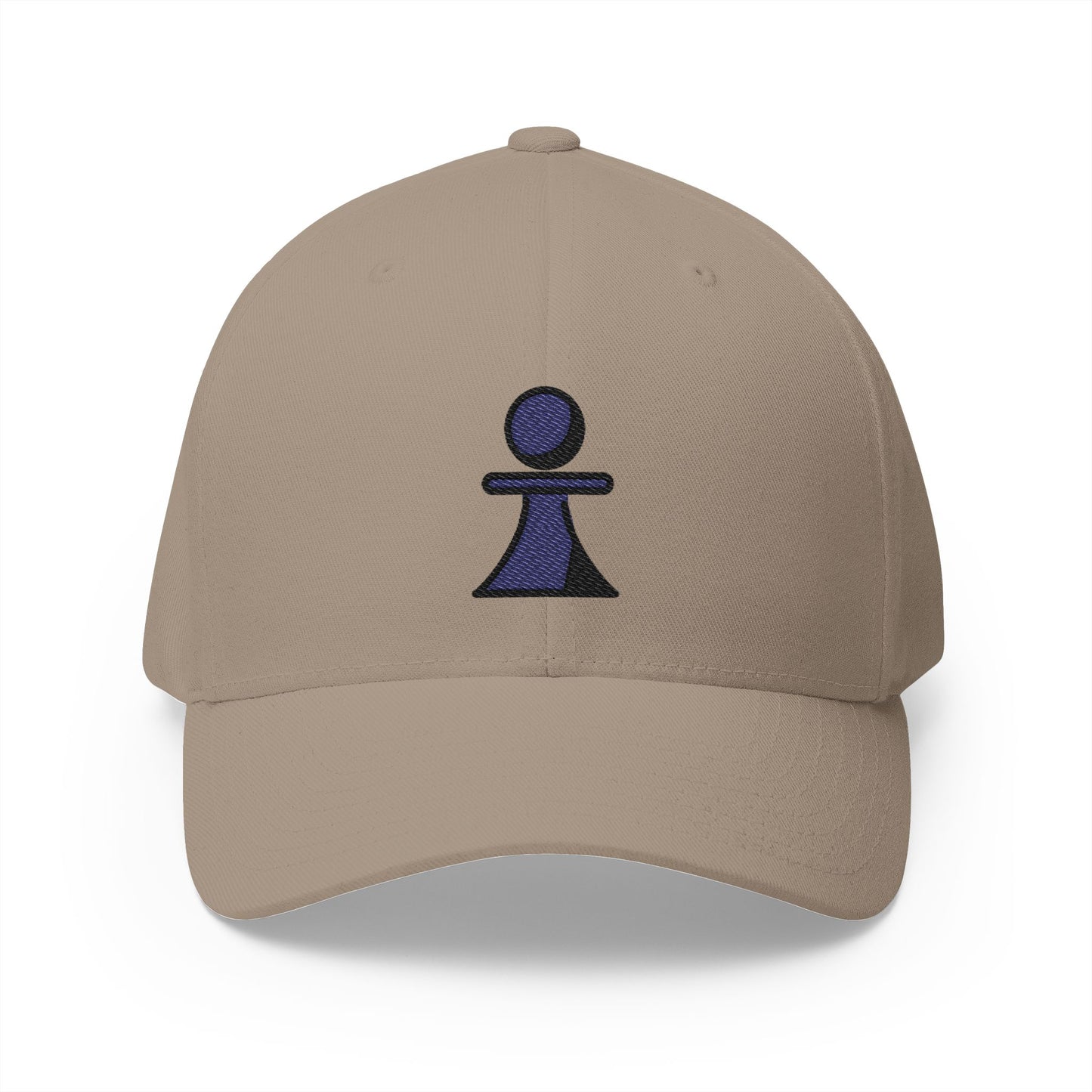 Chess Pawn Emoji Khaki Cap – Premium by Capmoji
