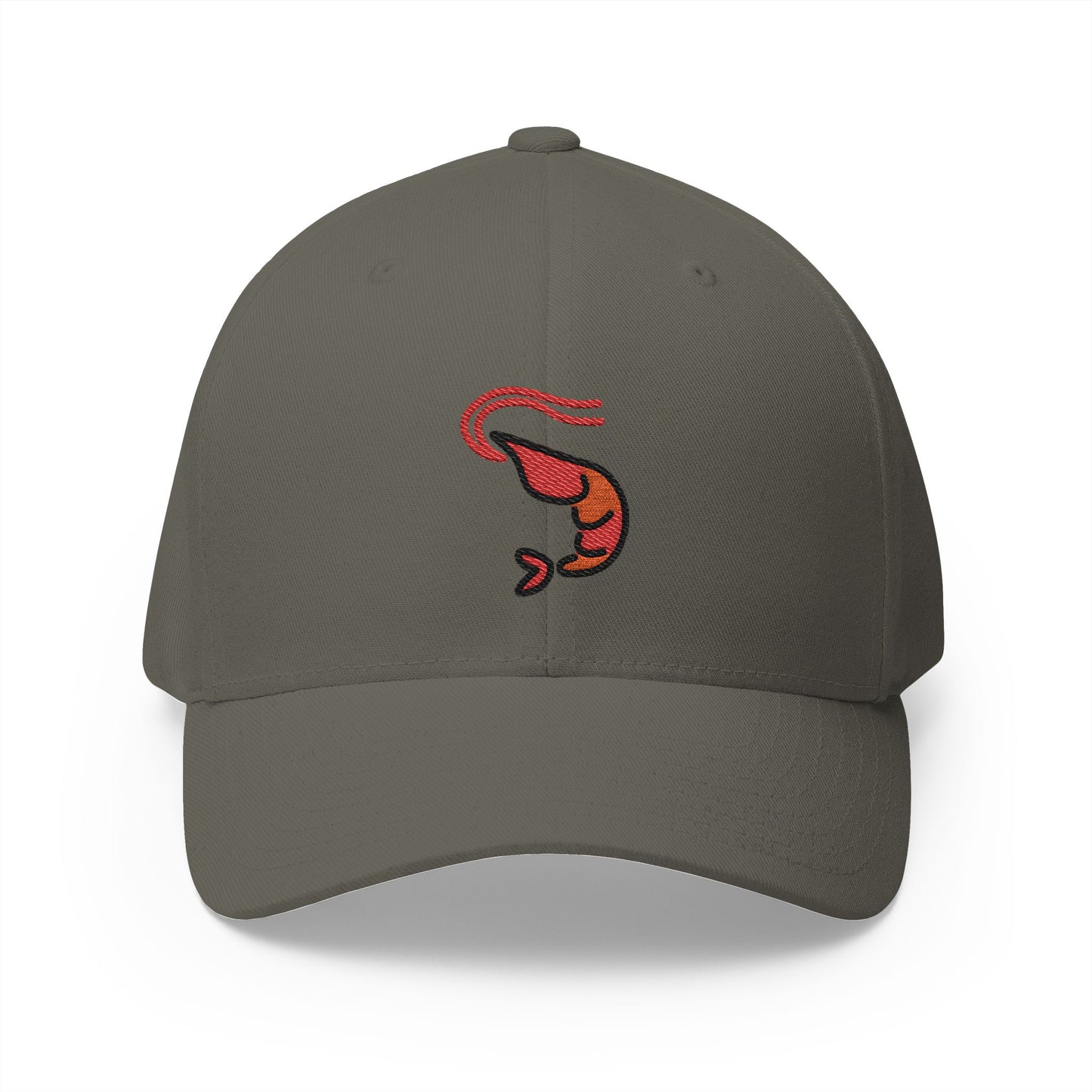 Shrimp Emoji Olive Cap – Premium by Capmoji