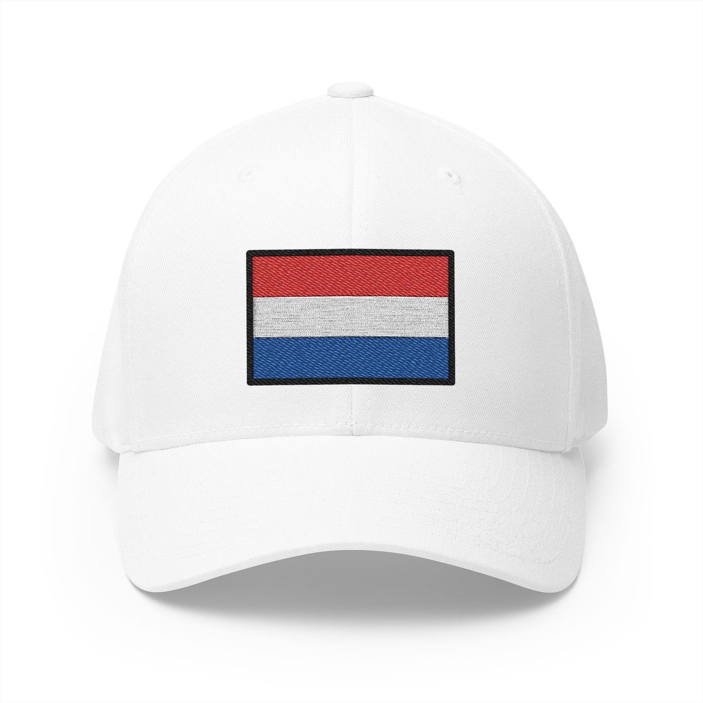 Flag: Netherlands Emoji White Cap – Premium by Capmoji