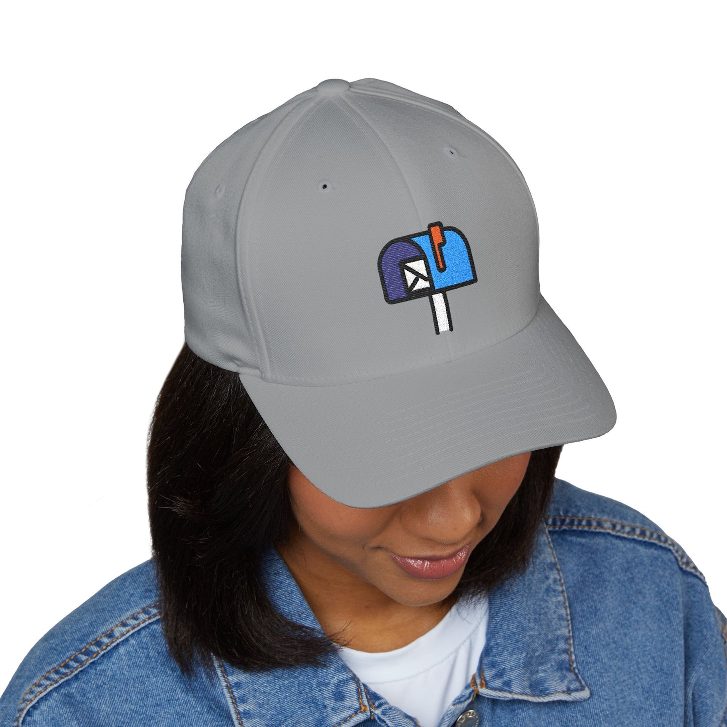 Open Mailbox With Raised Flag Emoji Cap – Premium by Capmoji