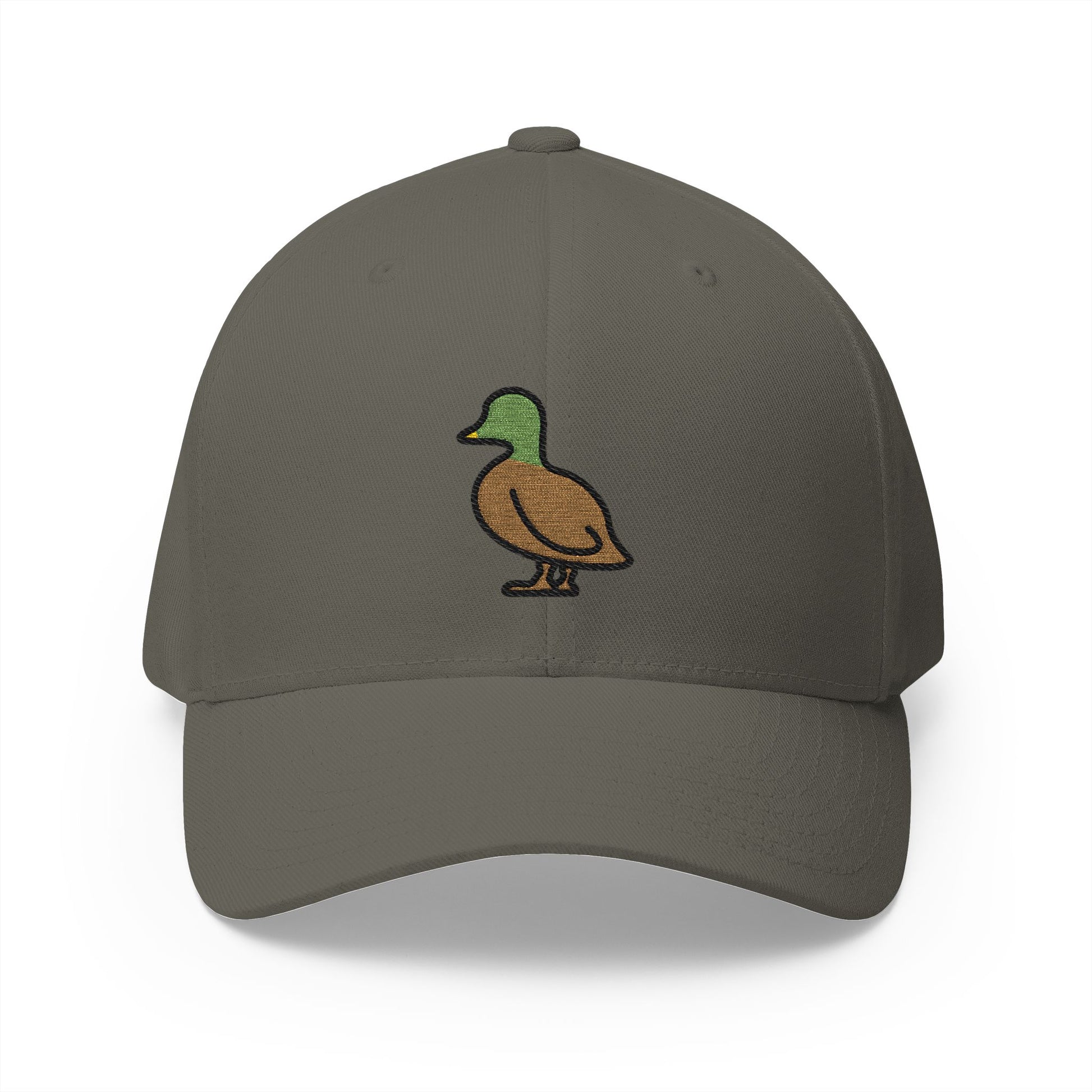 Duck Emoji Olive Cap – Premium by Capmoji