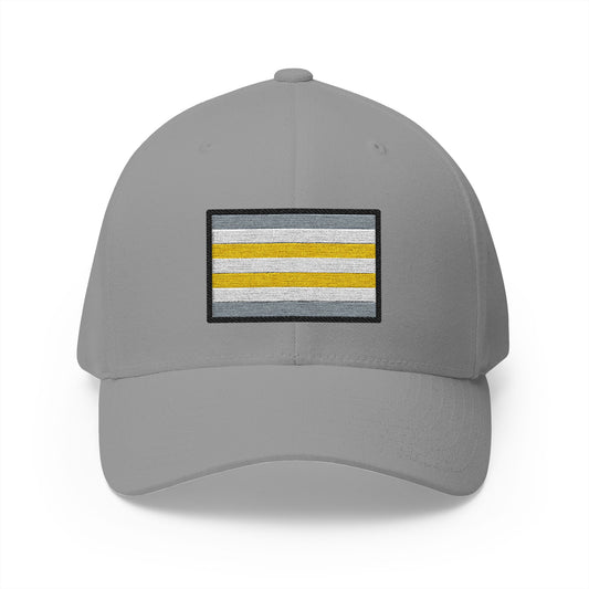 Demigender Emoji Grey Cap – Premium by Capmoji