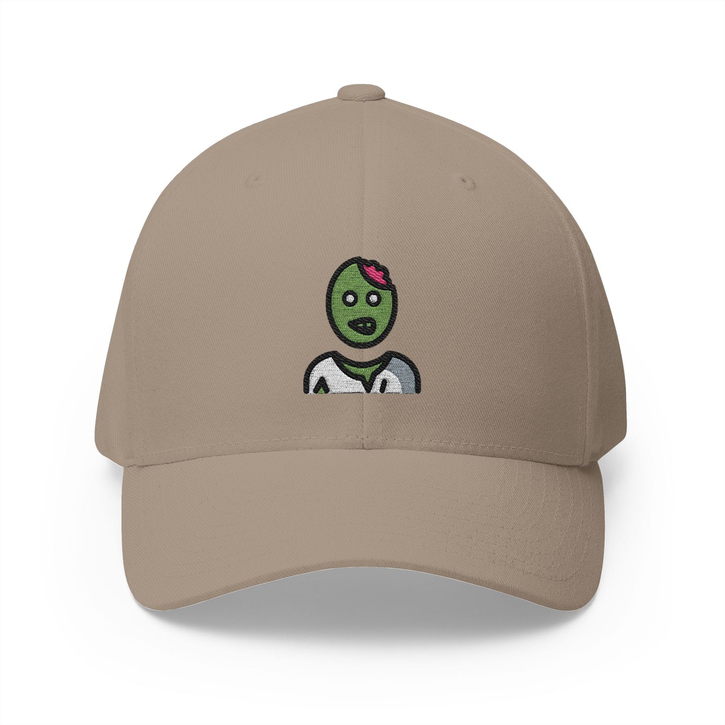 Zombie Emoji Khaki Cap – Premium by Capmoji