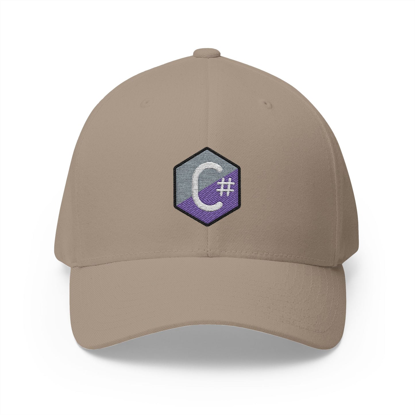 Csharp Emoji Khaki Cap – Premium by Capmoji