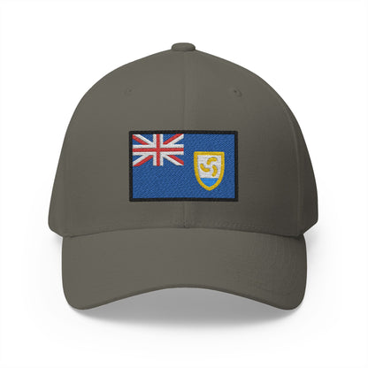 Flag: Anguilla Emoji Olive Cap – Premium by Capmoji