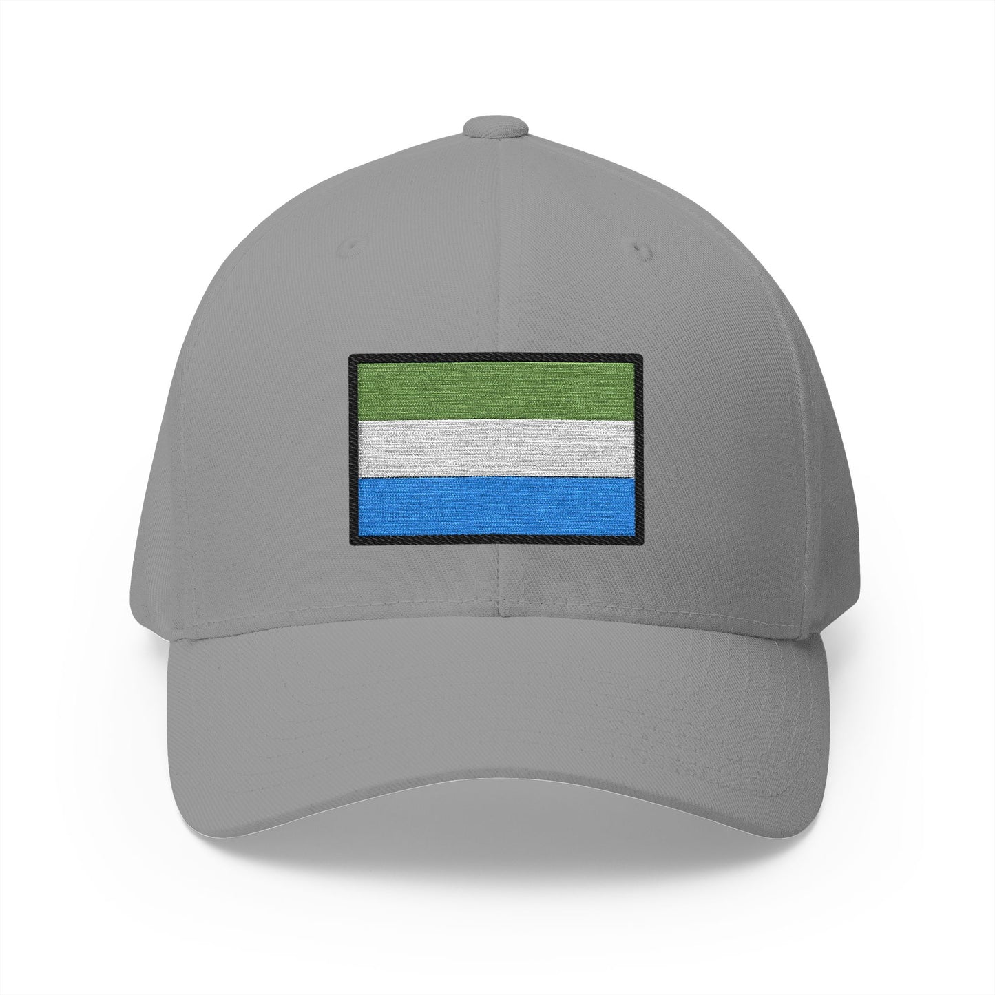 Flag: Sierra Leone Emoji Grey Cap – Premium by Capmoji