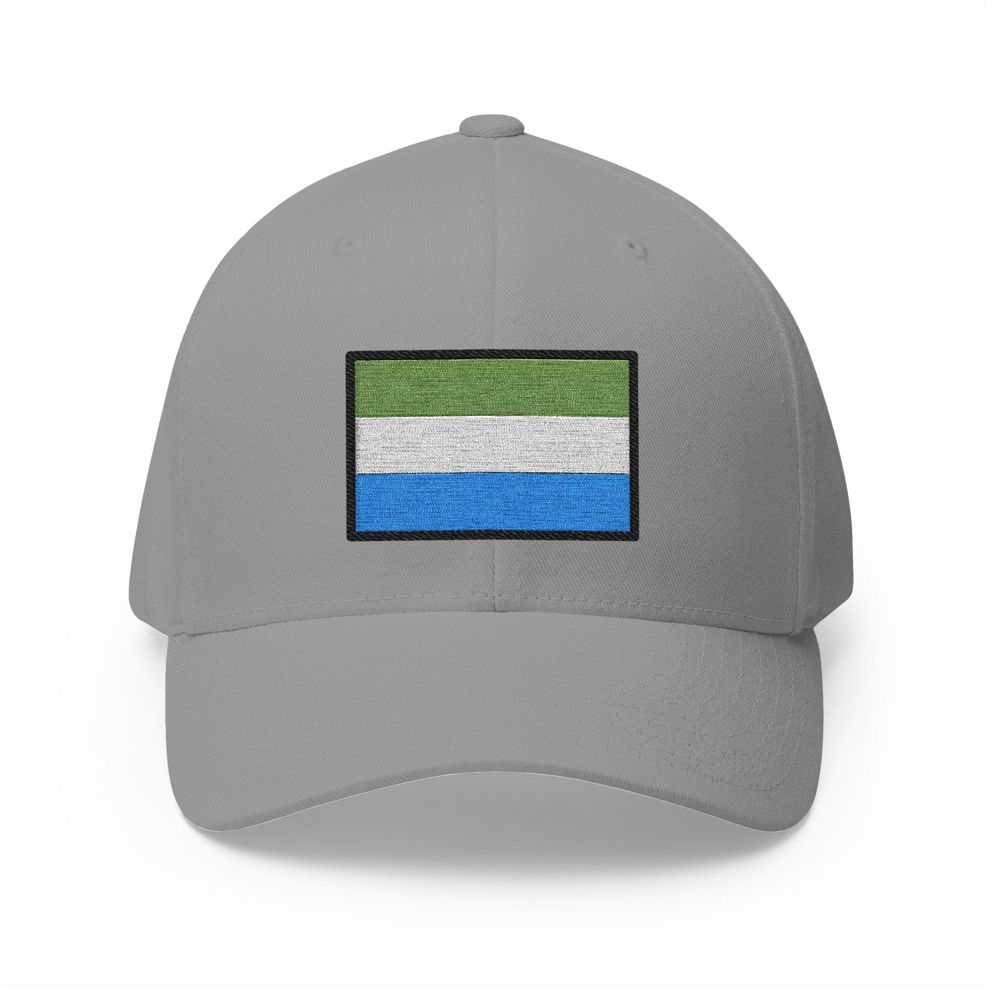 Flag: Sierra Leone Emoji Grey Cap – Premium by Capmoji