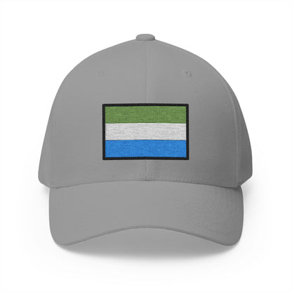 Flag: Sierra Leone Emoji Grey Cap – Premium by Capmoji