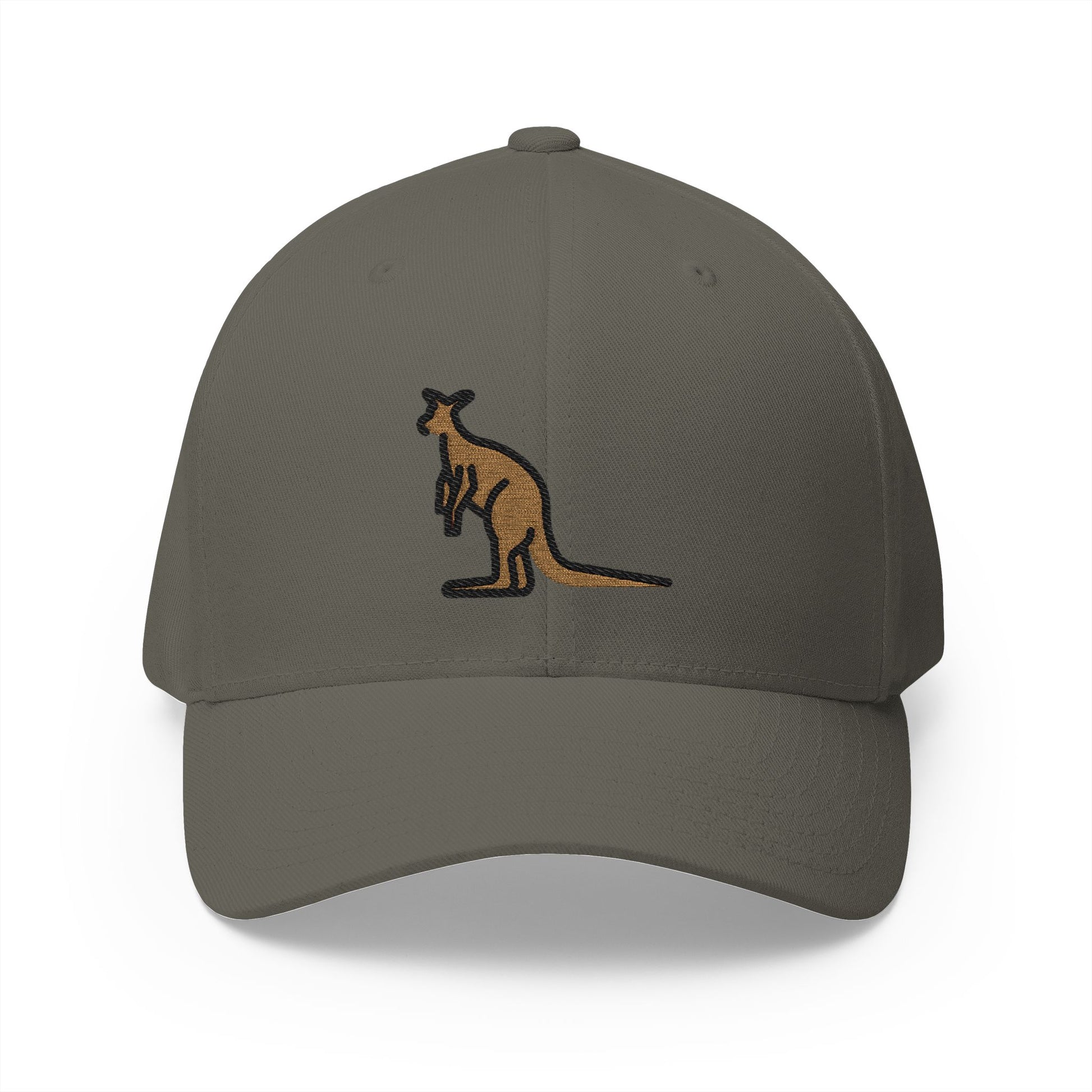 Kangaroo Emoji Olive Cap – Premium by Capmoji
