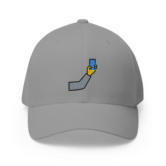 Selfie Emoji Grey Cap – Premium by Capmoji