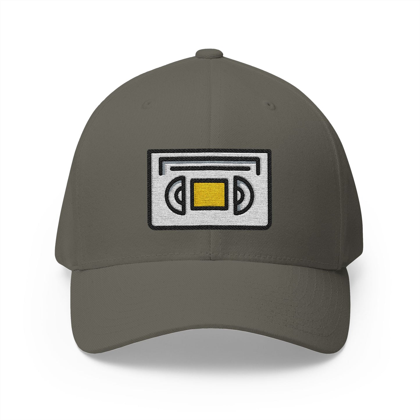 Videocassette Emoji Olive Cap – Premium by Capmoji