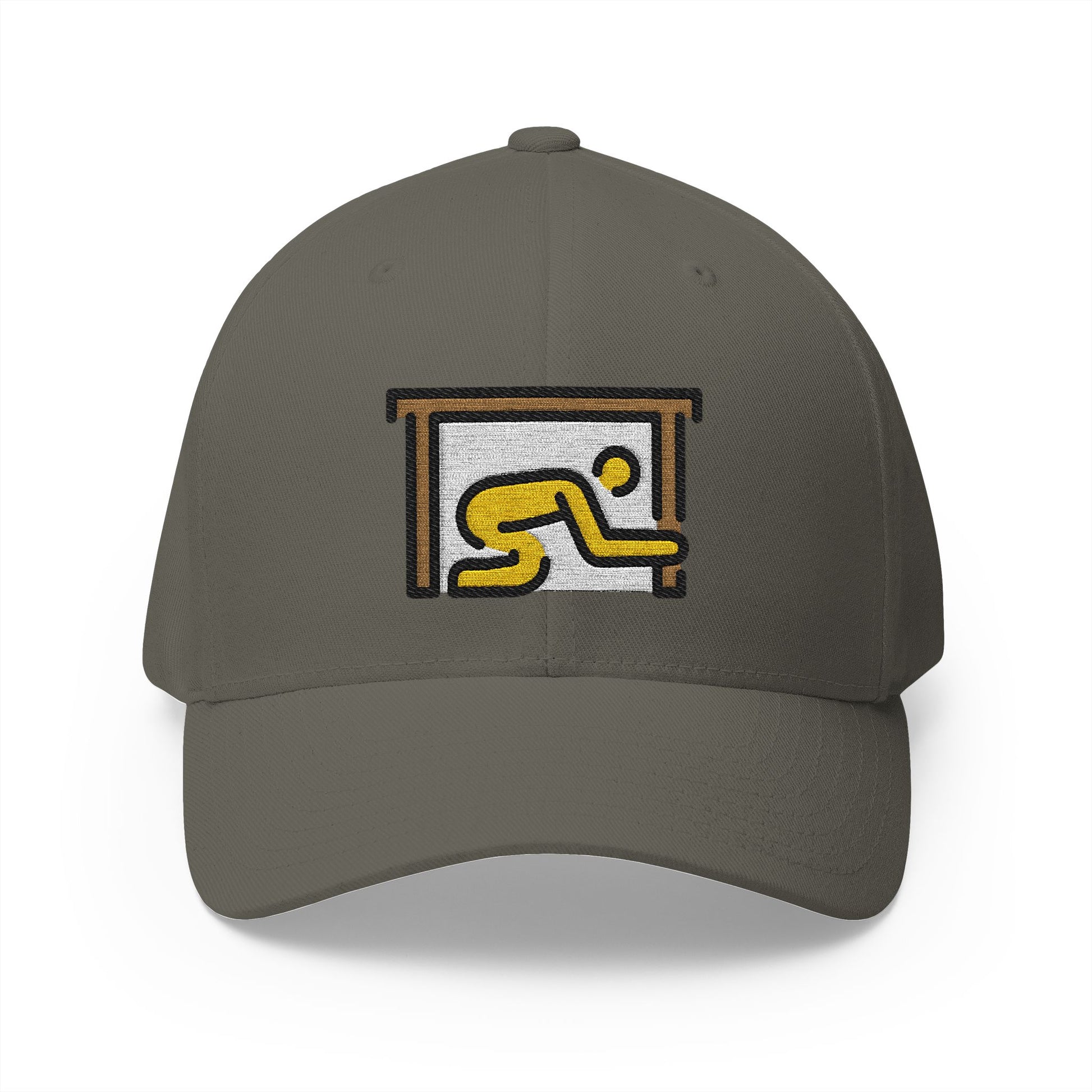 Drop Cover Hold Emoji Olive Cap – Premium by Capmoji