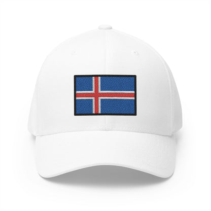 Flag: Iceland Emoji White Cap – Premium by Capmoji