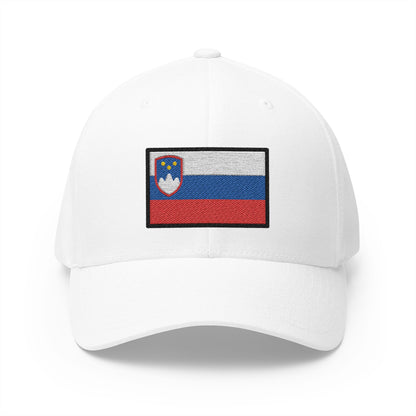Flag: Slovenia Emoji White Cap – Premium by Capmoji