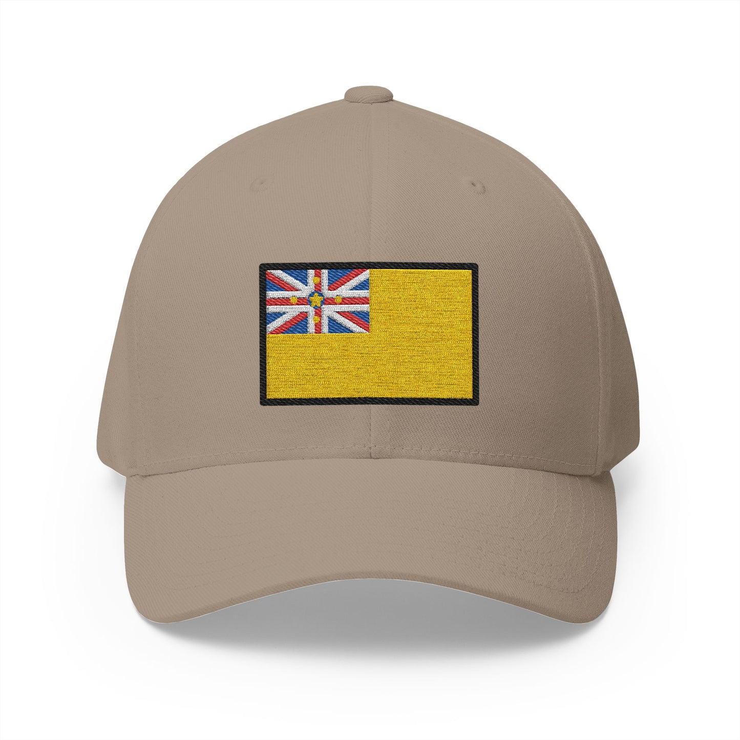 Flag: Niue Emoji Khaki Cap – Premium by Capmoji