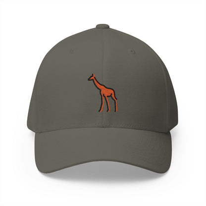 Giraffe Emoji Olive Cap – Premium by Capmoji