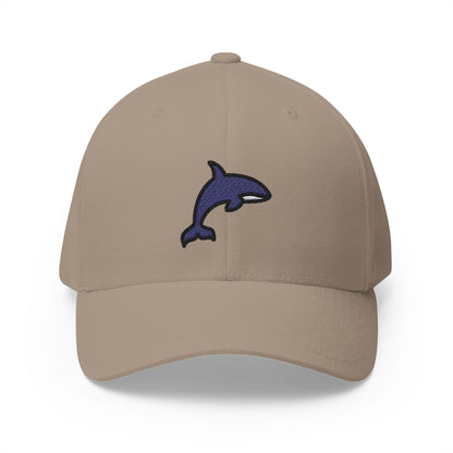 Orca Emoji Khaki Cap – Premium by Capmoji