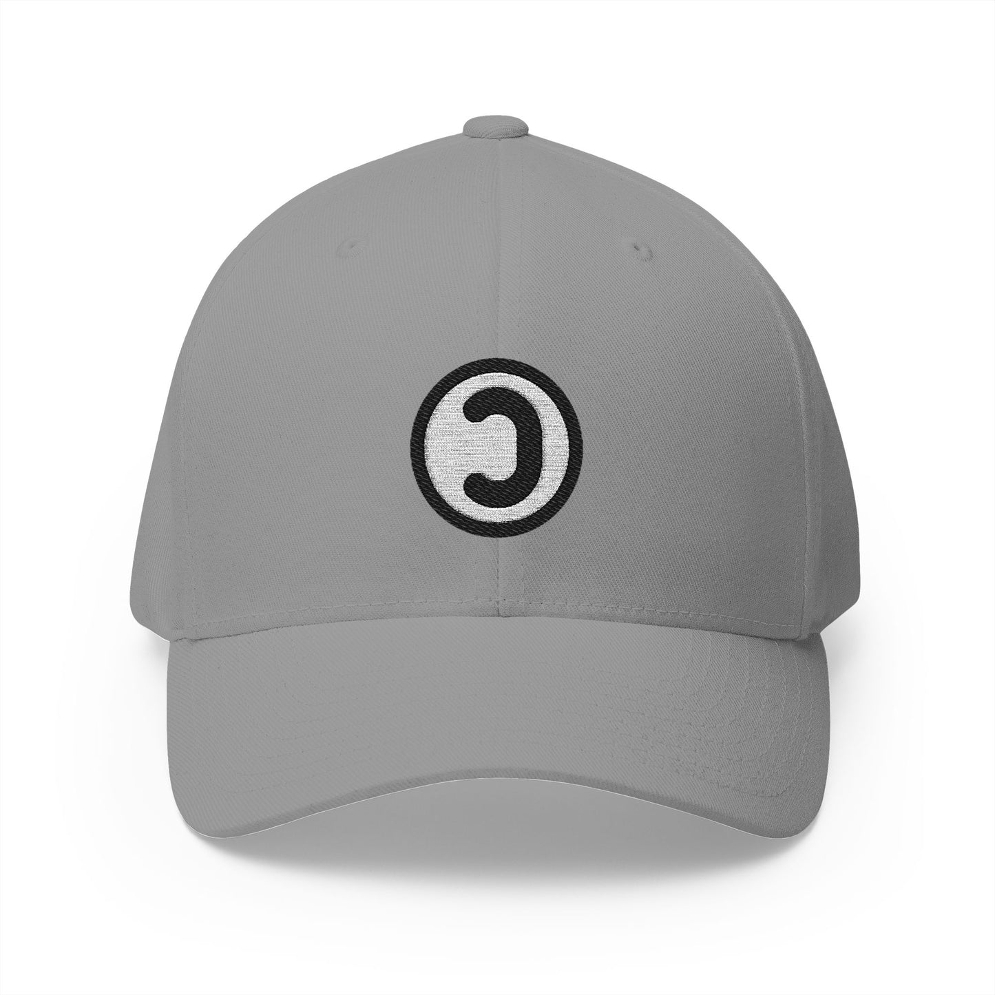 Copyleft Symbol Emoji Grey Cap – Premium by Capmoji
