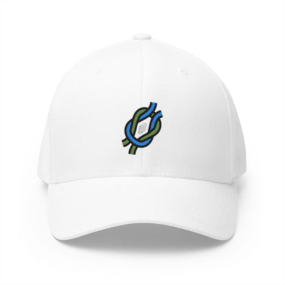 Knot Emoji White Cap – Premium by Capmoji