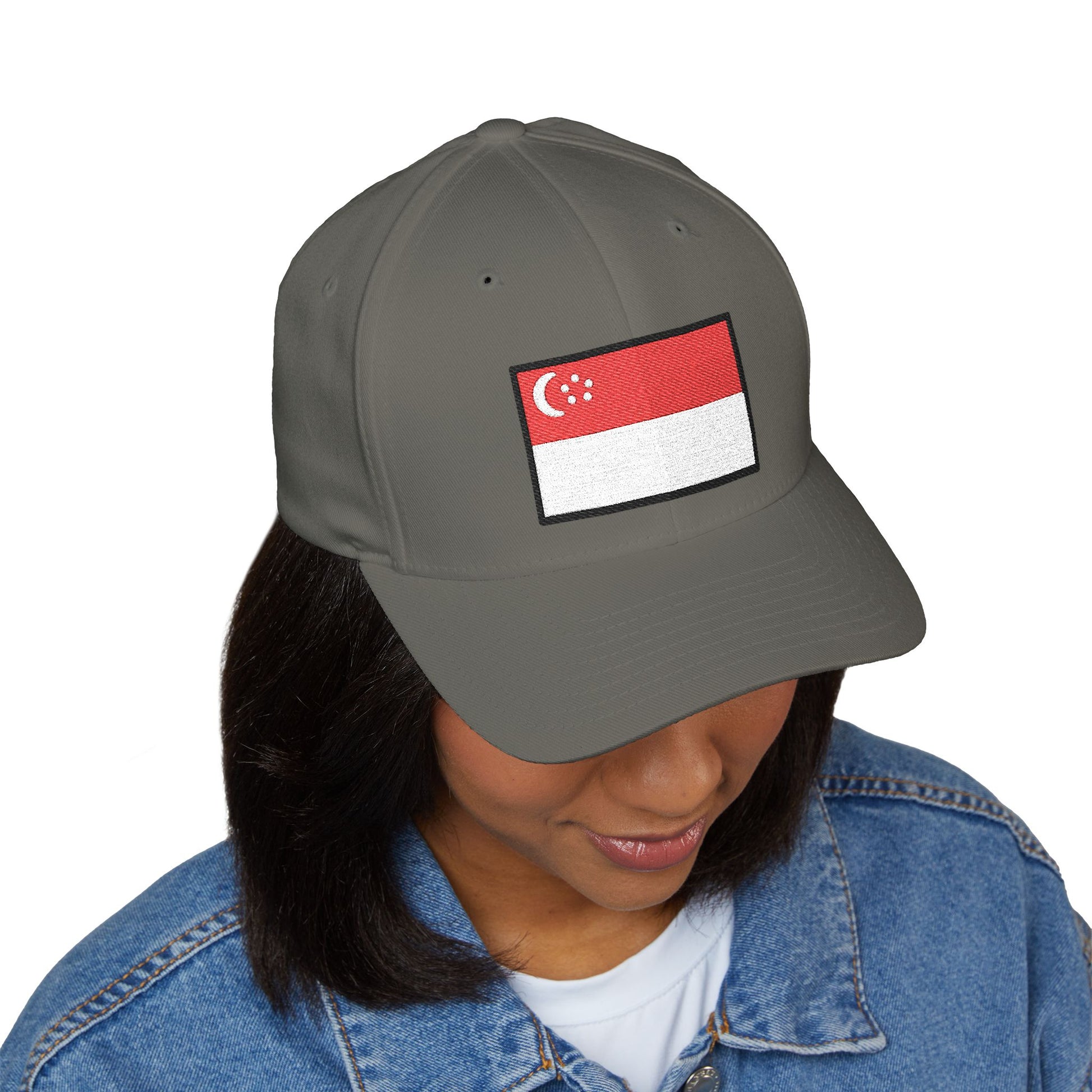 Flag: Singapore Emoji Cap – Premium by Capmoji