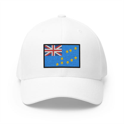 Flag: Tuvalu Emoji White Cap – Premium by Capmoji