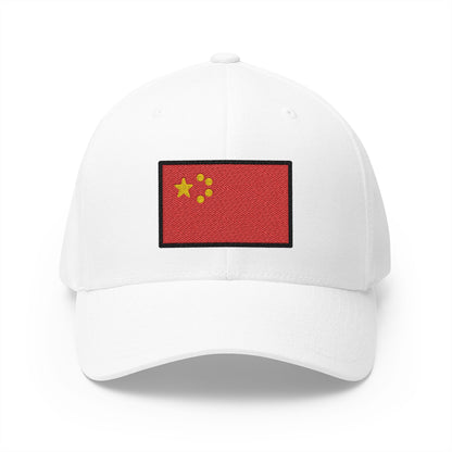 Flag: China Emoji White Cap – Premium by Capmoji