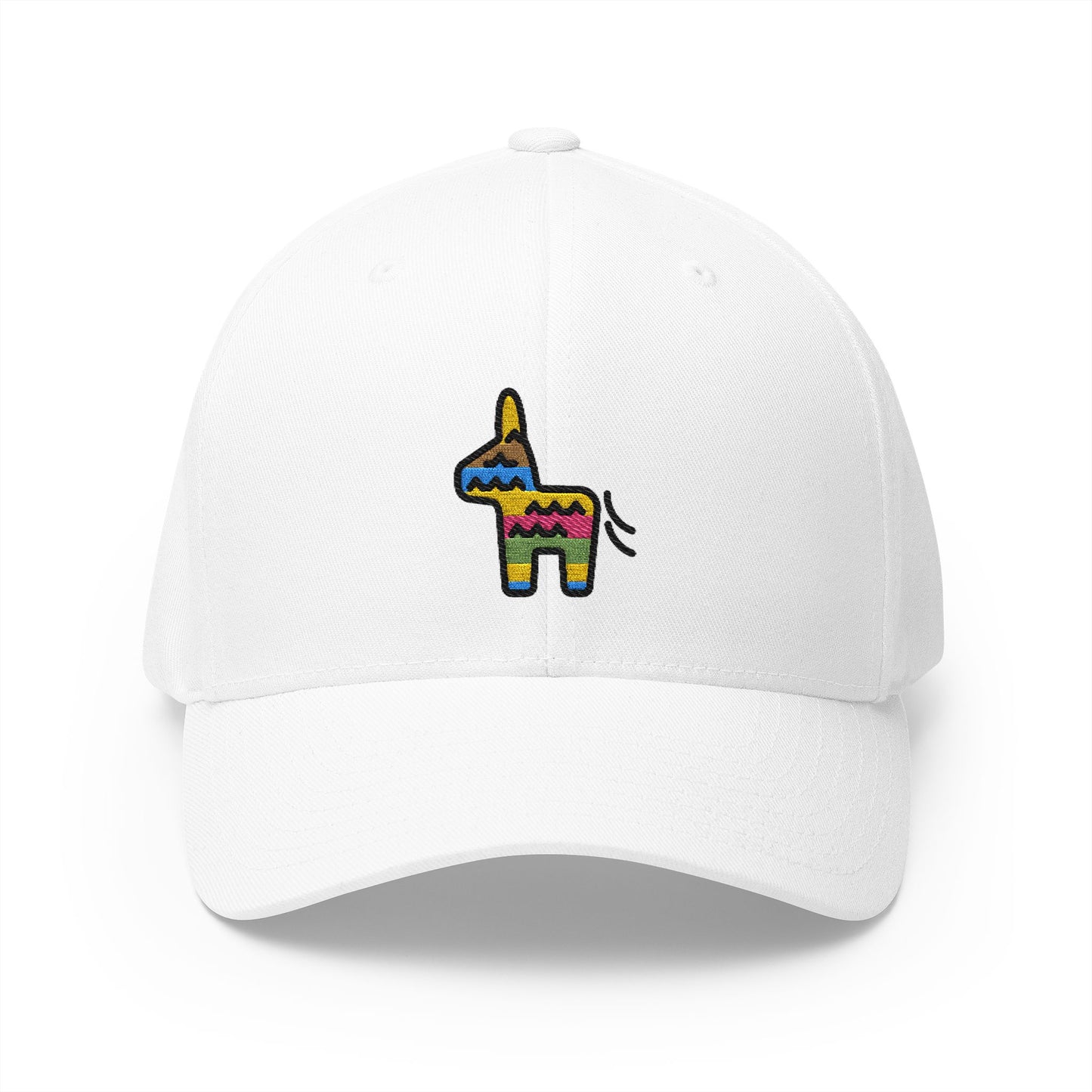 Piñata Emoji White Cap – Premium by Capmoji