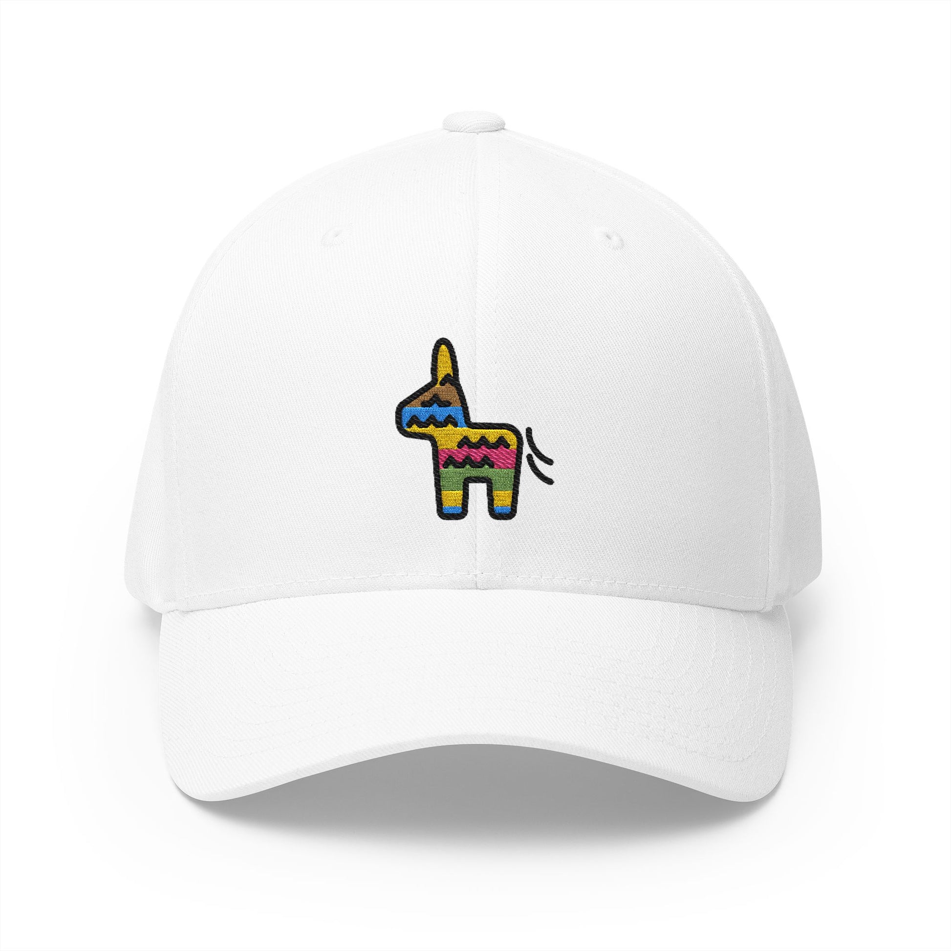 Piñata Emoji White Cap – Premium by Capmoji