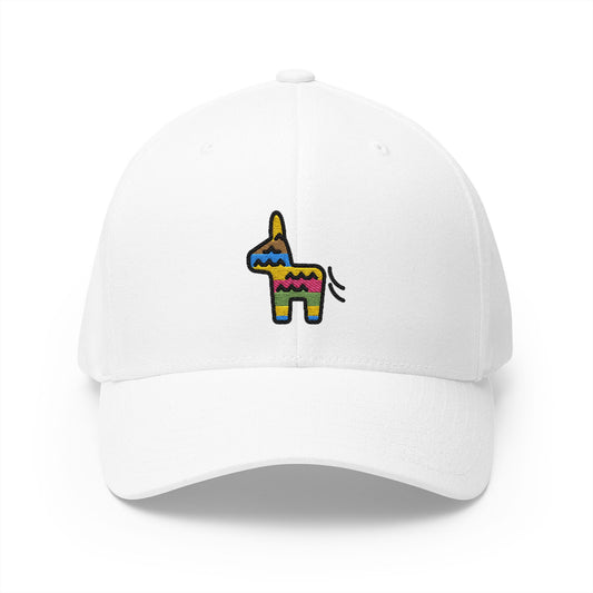 Piñata Emoji White Cap – Premium by Capmoji