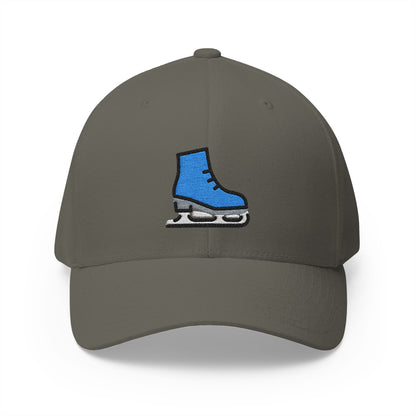 Ice Skate Emoji Olive Cap – Premium by Capmoji