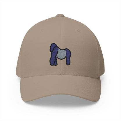 Gorilla Emoji Khaki Cap – Premium by Capmoji