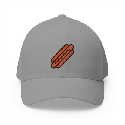 Hot Dog Emoji Grey Cap – Premium by Capmoji