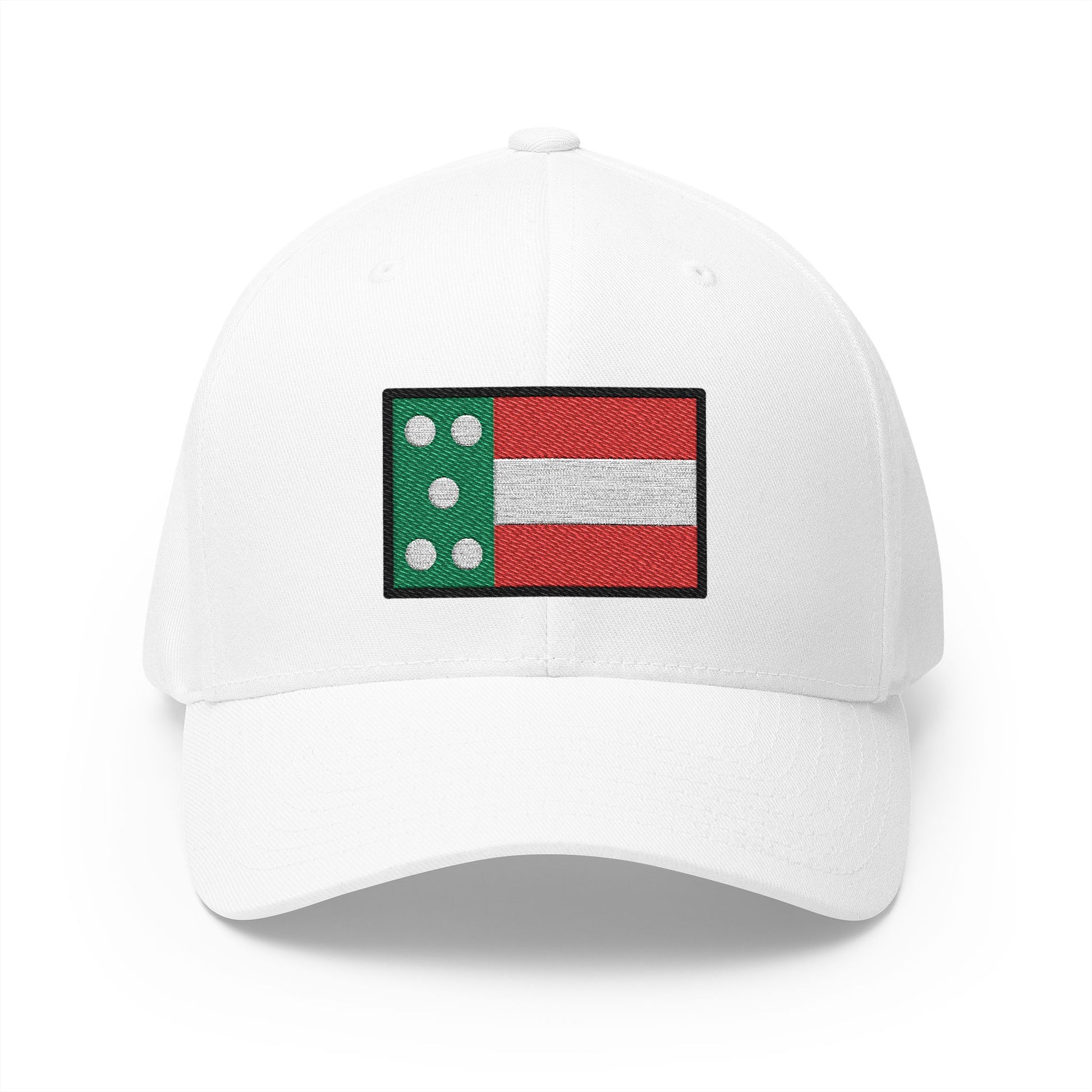 Yucatan Flag Emoji White Cap – Premium by Capmoji