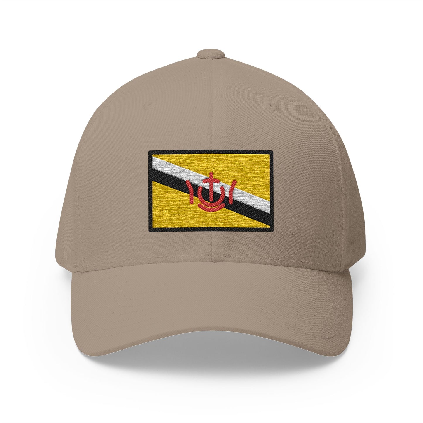 Flag: Brunei Emoji Khaki Cap – Premium by Capmoji