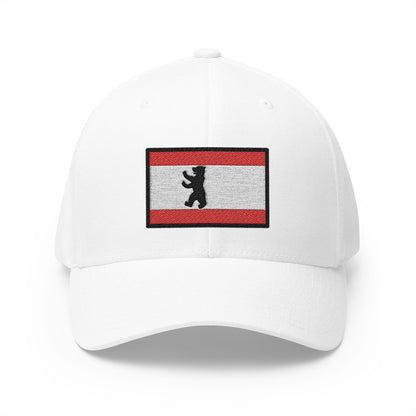 Berlin Flag Emoji White Cap – Premium by Capmoji