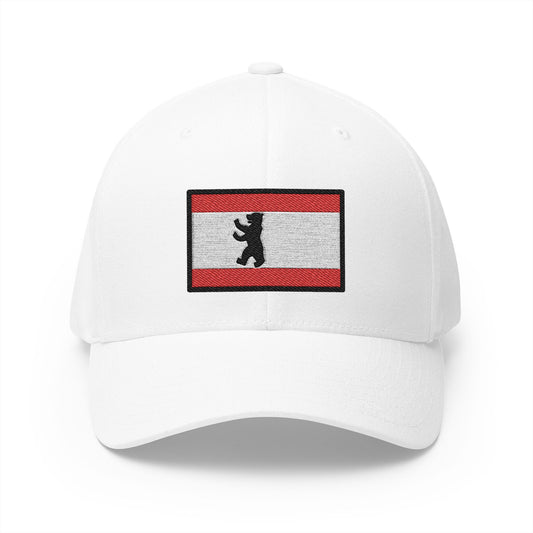 Berlin Flag Emoji White Cap – Premium by Capmoji