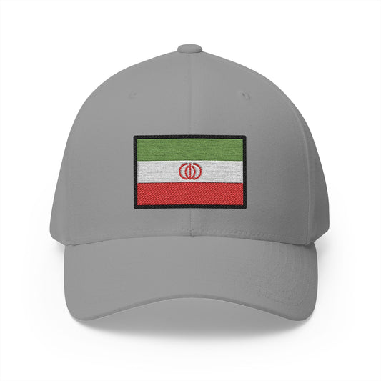 Flag: Iran Emoji Grey Cap – Premium by Capmoji