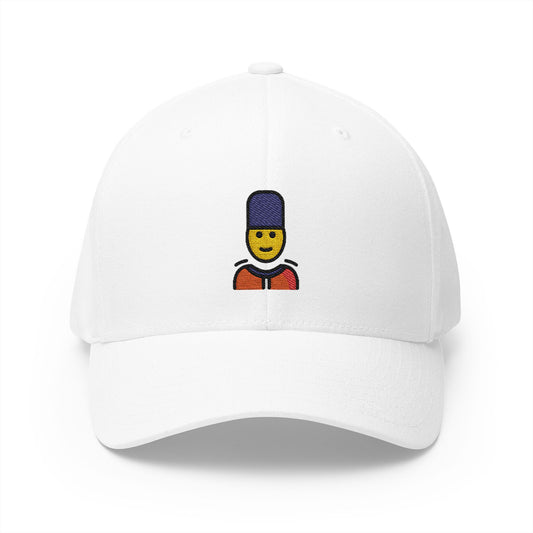 Guard Emoji White Cap – Premium by Capmoji