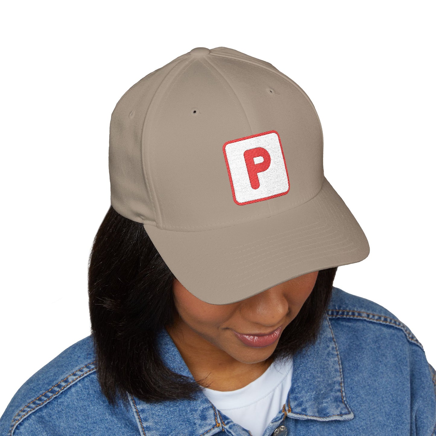 P Button Emoji Cap – Premium by Capmoji