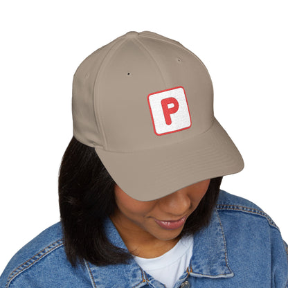 P Button Emoji Cap – Premium by Capmoji
