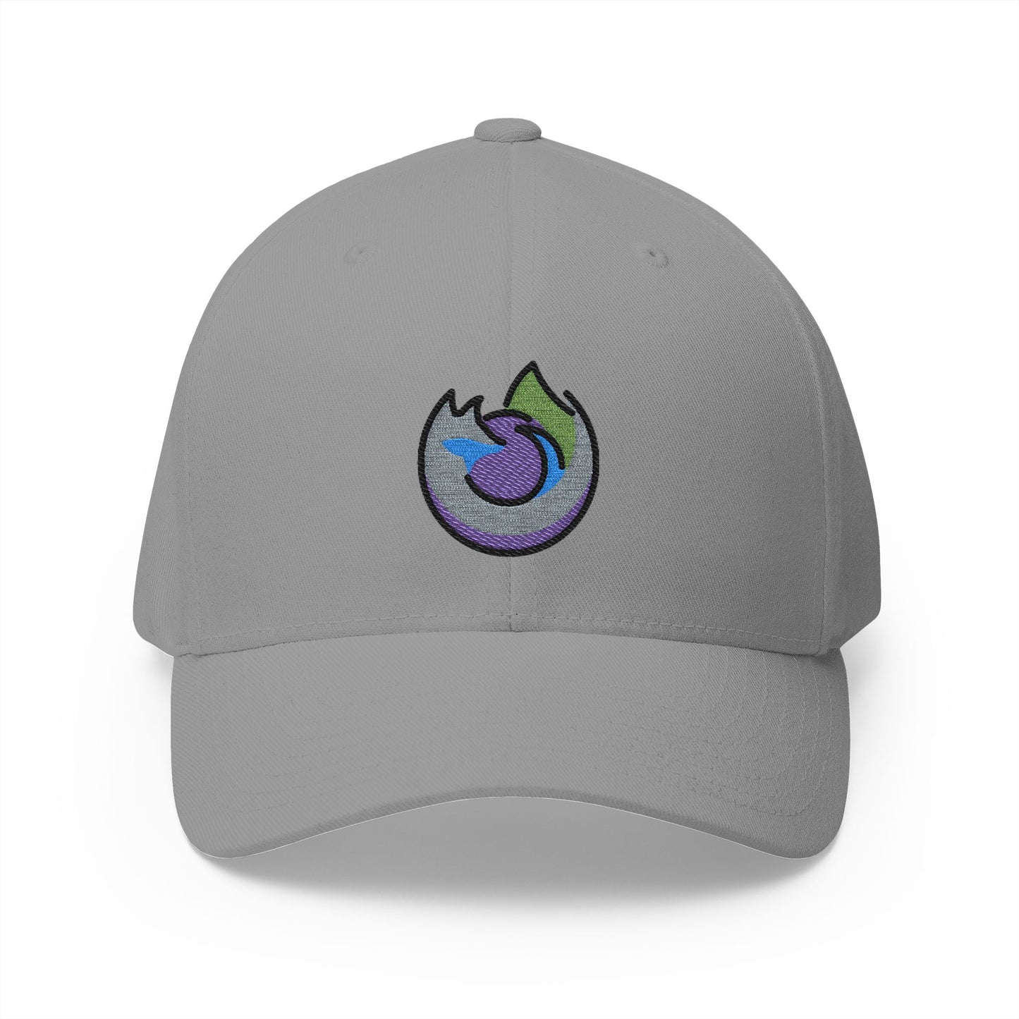 Firefox Nightly Emoji Grey Cap – Premium by Capmoji