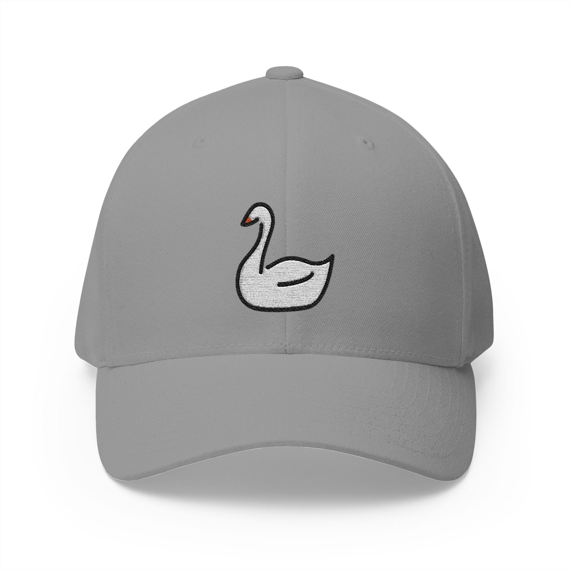 Swan Emoji Grey Cap – Premium by Capmoji