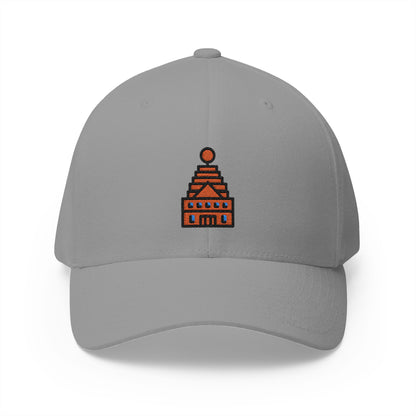 Hindu Temple Emoji Grey Cap – Premium by Capmoji