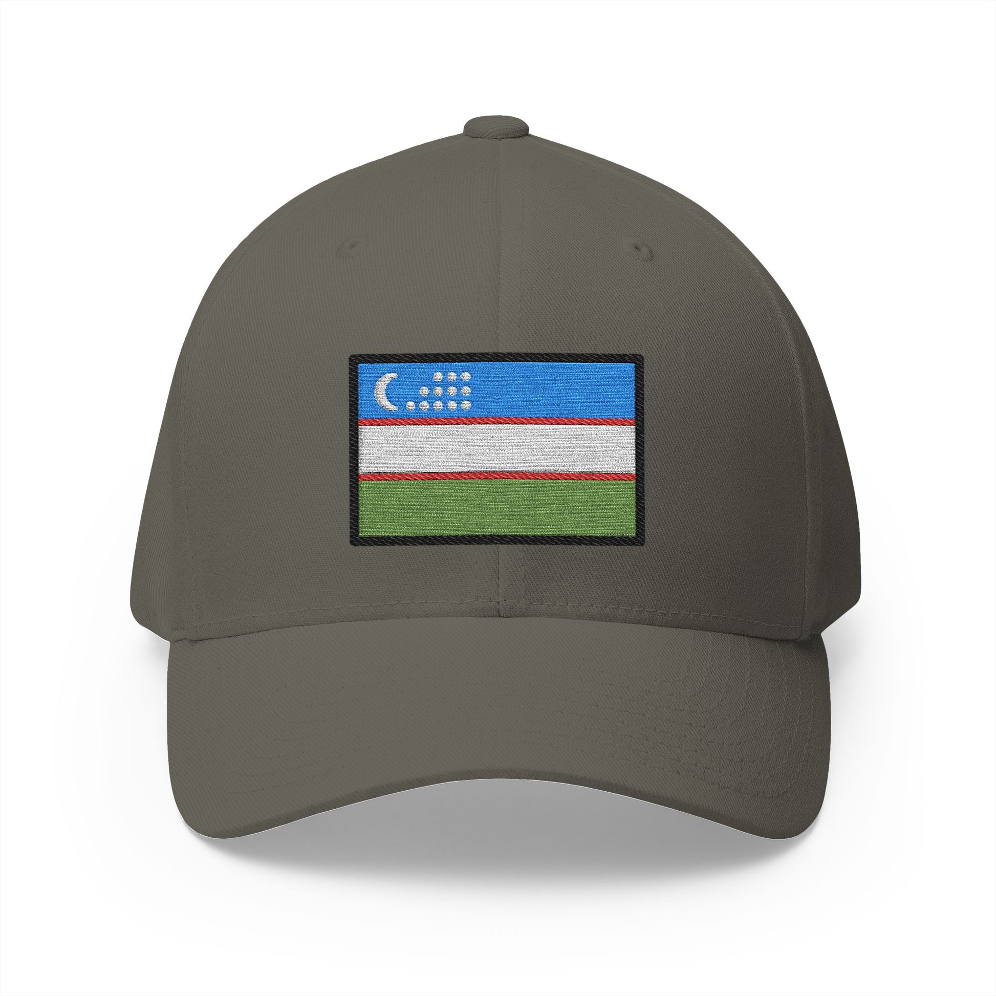 Flag: Uzbekistan Emoji Olive Cap – Premium by Capmoji
