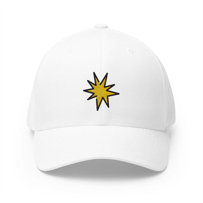 Collision Emoji White Cap – Premium by Capmoji