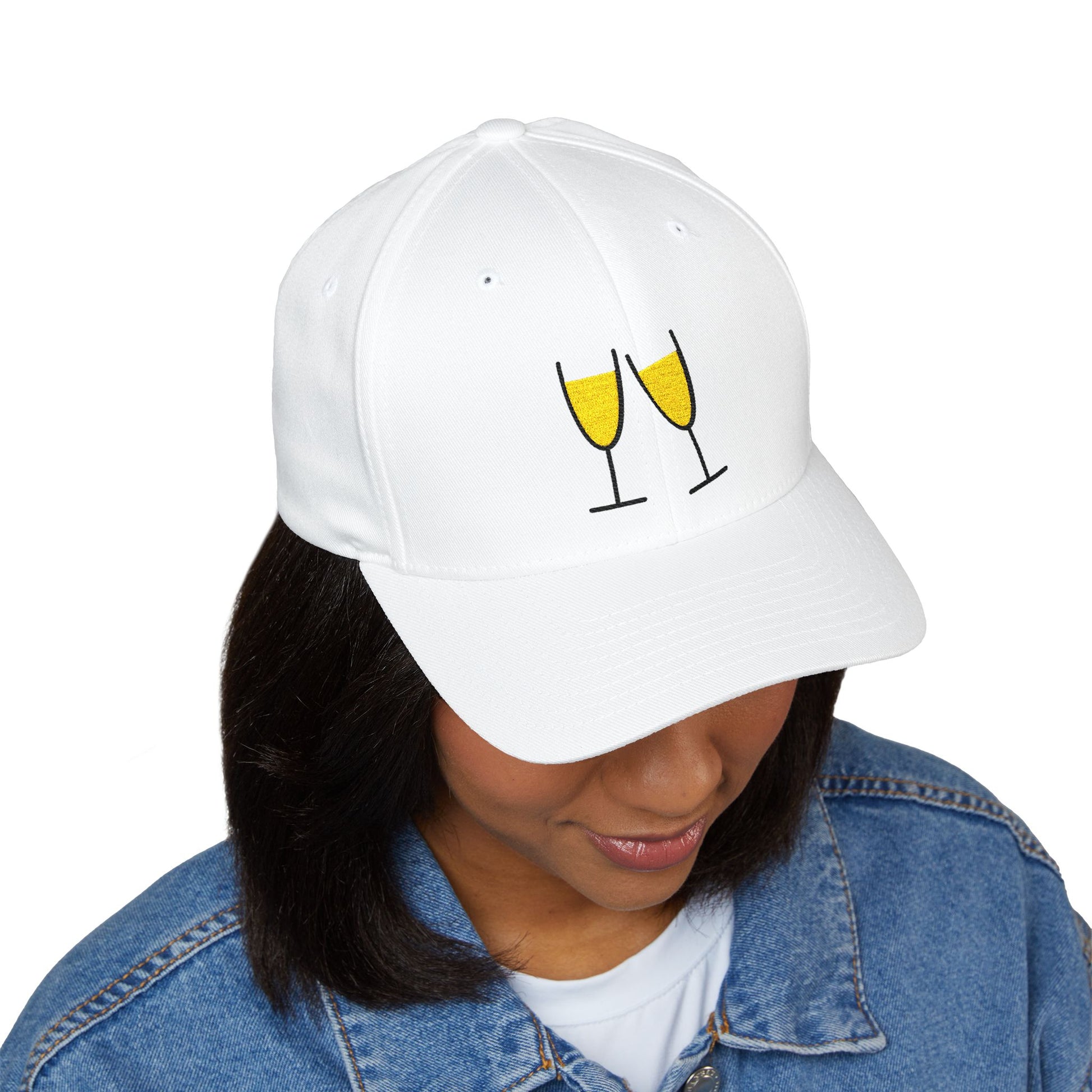 Clinking Glasses Emoji Cap – Premium by Capmoji