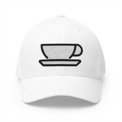 Hot Beverage Emoji White Cap – Premium by Capmoji
